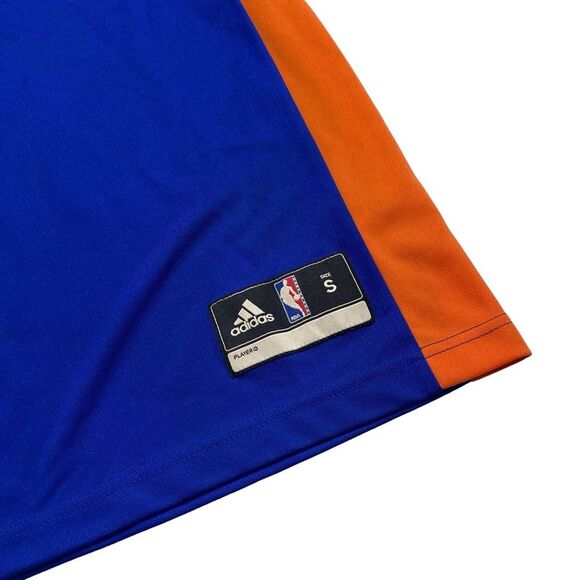 Adidas NBA Basketball Jersey Sleeveless V Neck Blue Orange Sz S - Picture 4 of 13